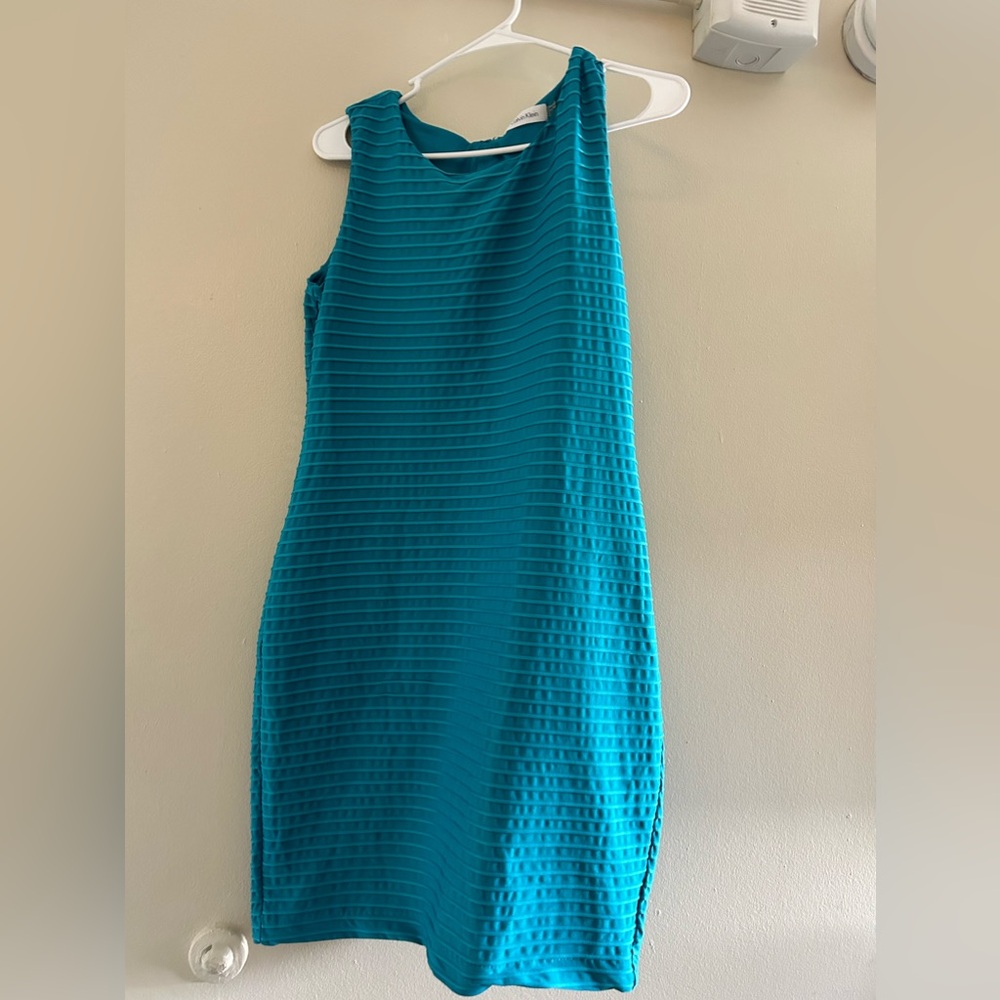 Calvin Klein blue dress